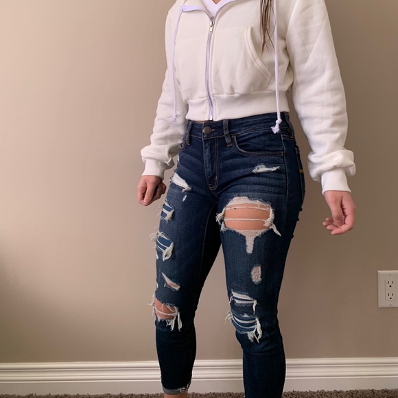 ❌SOLD❌American Eagle Ripped Skinny Jeans - Picture 14 of 14